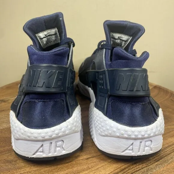 Nike Air Huarache Midnight Navy Mens Blue White Size 13 Athletic Running Shoes