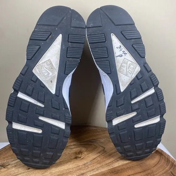 Nike Air Huarache Midnight Navy Mens Blue White Size 13 Athletic Running Shoes