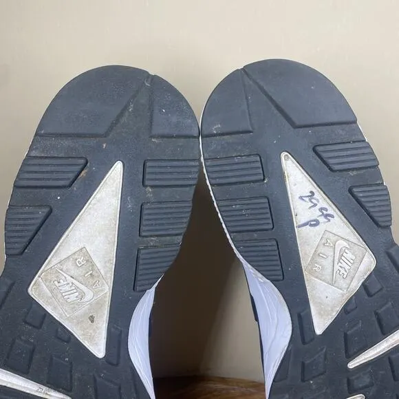 Nike Air Huarache Midnight Navy Mens Blue White Size 13 Athletic Running Shoes