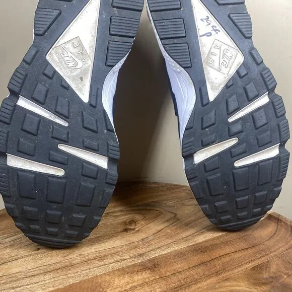 Nike Air Huarache Midnight Navy Mens Blue White Size 13 Athletic Running Shoes