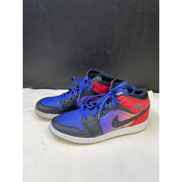 Nike Air Jordan 1 Mens Sunset Multicolor Sneakers Shoes Size 7 SKU 6495