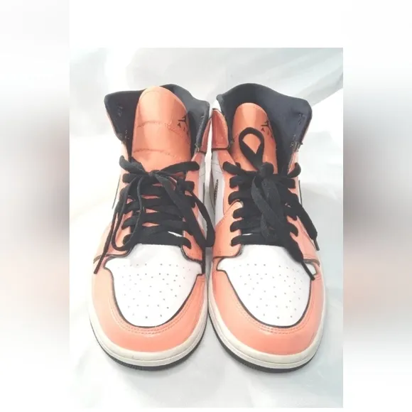 Nike Air Jordan 1 Mid SE Turf Orange Retro Sneakers Men's Size 10  DD6834-802