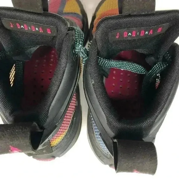 Nike Air Jordan 36 XXXVI Low Black Multi-Color Basketball YOUTH SIZE 5