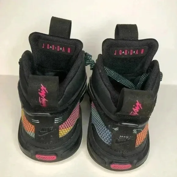Nike Air Jordan 36 XXXVI Low Black Multi-Color Basketball YOUTH SIZE 5