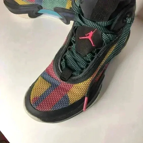 Nike Air Jordan 36 XXXVI Low Black Multi-Color Basketball YOUTH SIZE 5