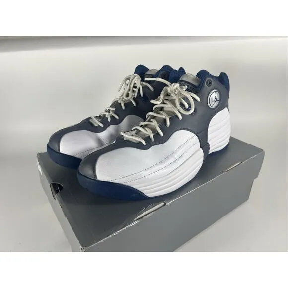 Nike Air Jordan Jumpman Team 1 White/French Blue-Flint Grey Size 11.5 CZ9171-100