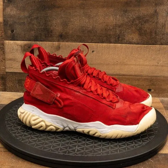 NIKE AIR JORDAN PROTO REACT MENS ATHLETIC SHOES RED LOW RUNNING GYM SIZE 10