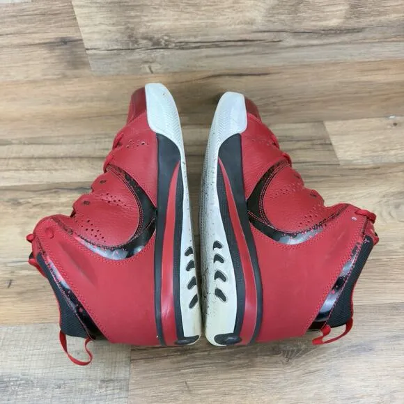 NIKE AIR JORDAN Size 10.5 Phase 23 2 Gym Red Black Cement Red 602671-600