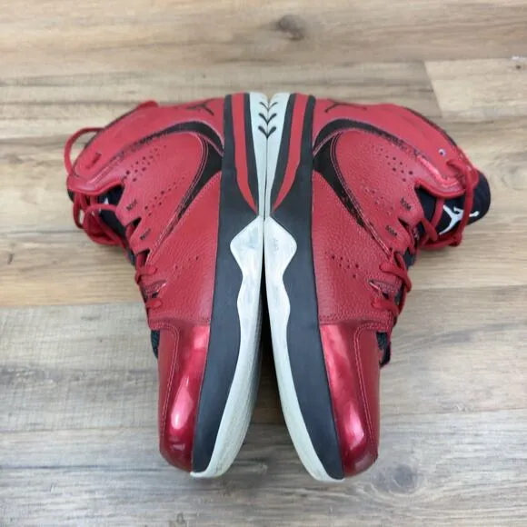 NIKE AIR JORDAN Size 10.5 Phase 23 2 Gym Red Black Cement Red 602671-600