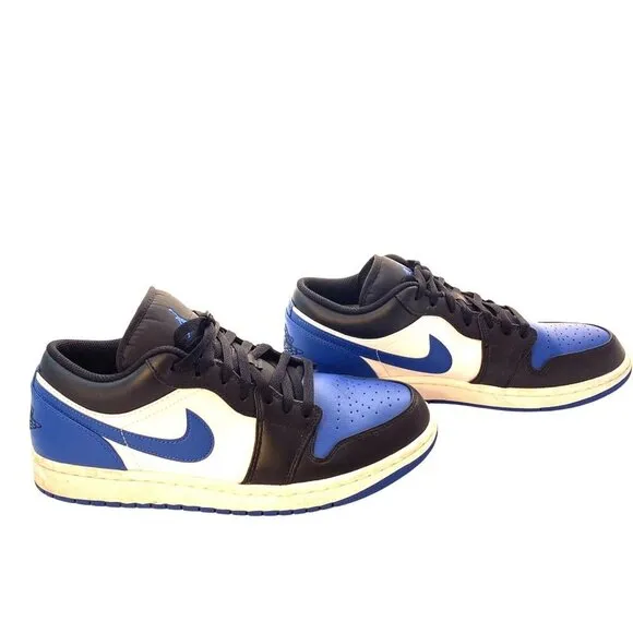 Nike Air Jordan VQ2 Low Mens 553558-140 Sneakers Royal Blue/Black/White Size 10