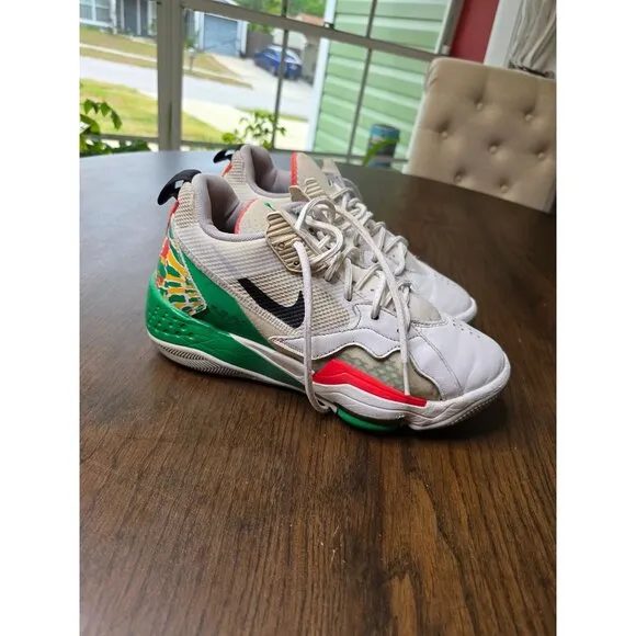 Nike Air Jordan Zoom '92 Basketball Shoes White Lucky Green CK9183-103 Men's 7
