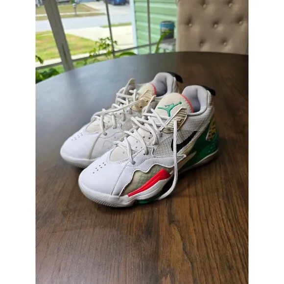 Nike Air Jordan Zoom '92 Basketball Shoes White Lucky Green CK9183-103 Men's 7