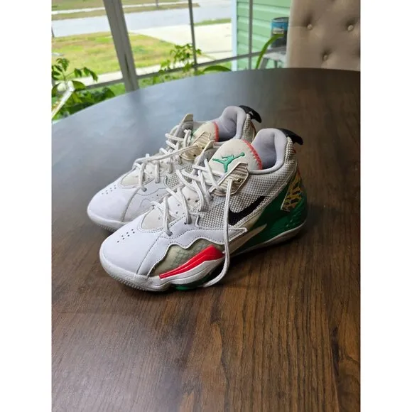 Nike Air Jordan Zoom '92 Basketball Shoes White Lucky Green CK9183-103 Men's 7