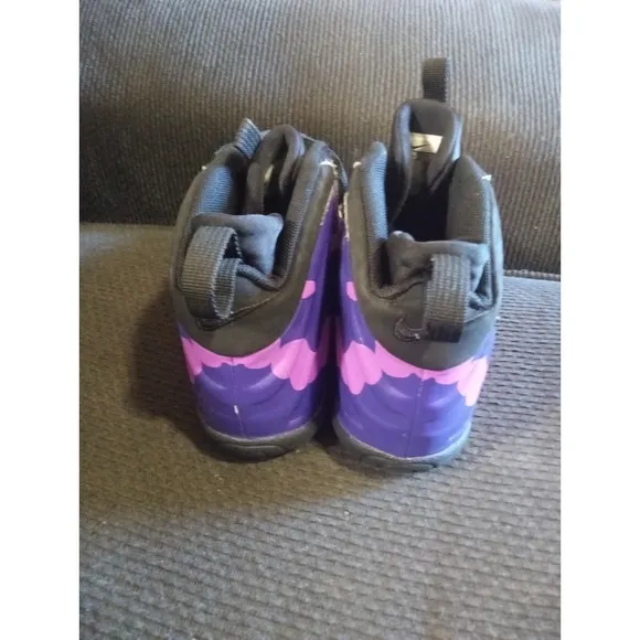 Nike Air Little Posite Pro 843755-012 Purple Camo Sneaker Shoes US Size 2Y