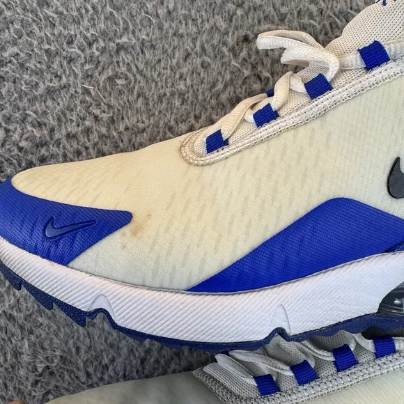 Nike Air Max 270 Golf Shoes Turf White Racer Blue CK6483-106 Men's Size 9