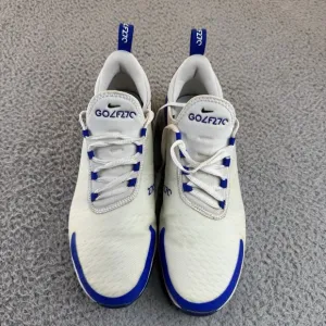 Nike Air Max 270 Golf Shoes Turf White Racer Blue CK6483-106 Men's Size 9