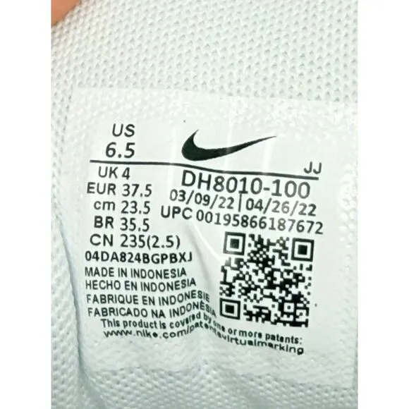 Nike Air Max 90 (2021) Shoes Triple White Size 6.5 DH8010-100