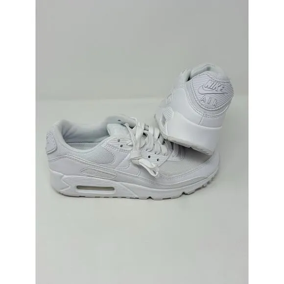 Nike Air Max 90 (2021) Shoes Triple White Size 6.5 DH8010-100
