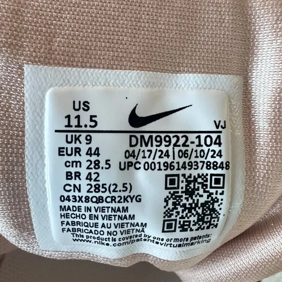 ⭐Nike Air Max 90 Futura Men Shoes Sz 10 Barley Rose Pink Sneakers DM9922-104