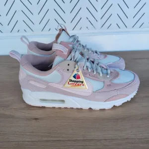 ⭐Nike Air Max 90 Futura Men Shoes Sz 10 Barley Rose Pink Sneakers DM9922-104