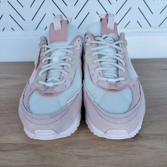 ⭐Nike Air Max 90 Futura Men Shoes Sz 10 Barley Rose Pink Sneakers DM9922-104