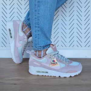 ⭐Nike Air Max 90 Futura Women Shoes Sz 11.5 Barley Rose Pink Sneakers DM9922-104