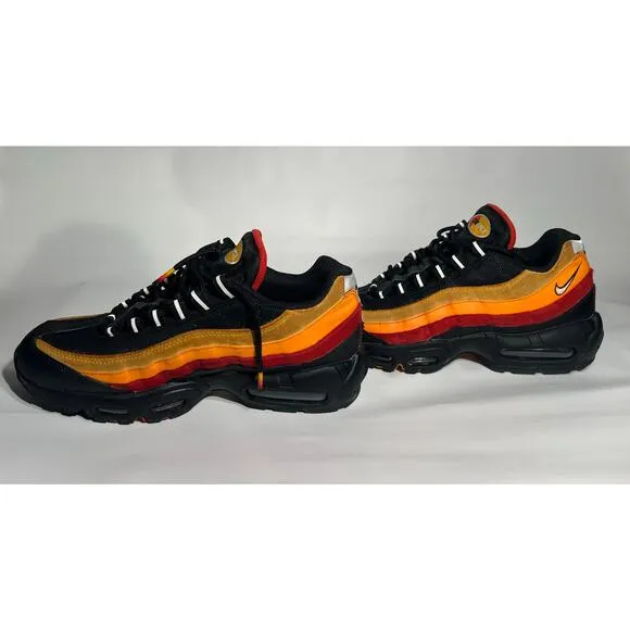 Nike Air Max 95 Black Cosmic Clay Kumquat Sneakers Shoes Men’s Size 8.5 Raygun