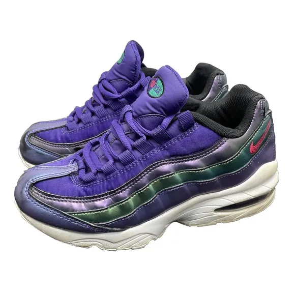 Nike Air Max 95 SE Court Purple Shoes AJ1899 Kids Size 4 Kids Fast Ship
