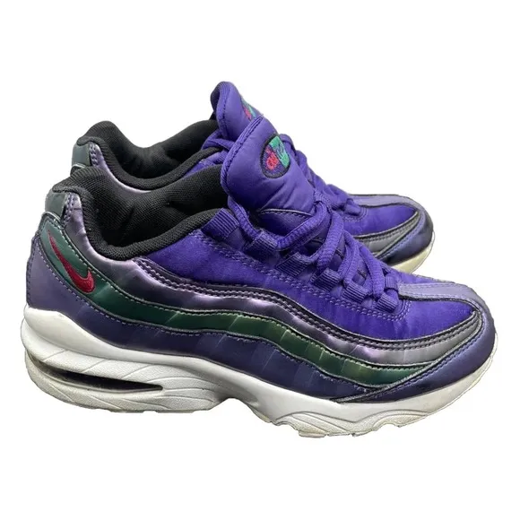 Nike Air Max 95 SE Court Purple Shoes AJ1899 Kids Size 4 Kids Fast Ship
