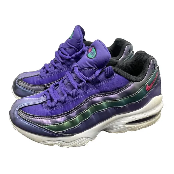 Nike Air Max 95 SE Court Purple Shoes AJ1899 Kids Size 4 Kids Fast Ship