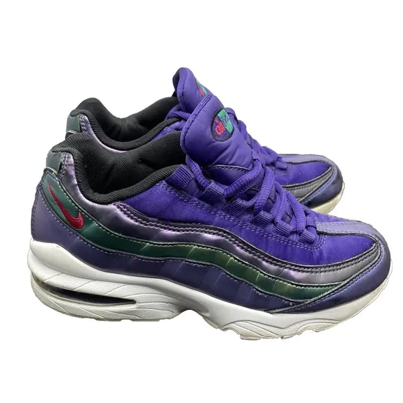 Nike Air Max 95 SE Court Purple Shoes AJ1899 Kids Size 4 Kids Fast Ship