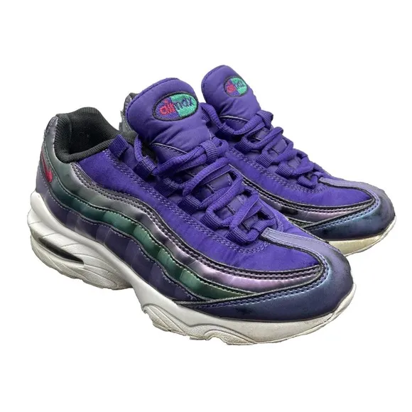 Nike Air Max 95 SE Court Purple Shoes AJ1899 Kids Size 4 Kids Fast Ship