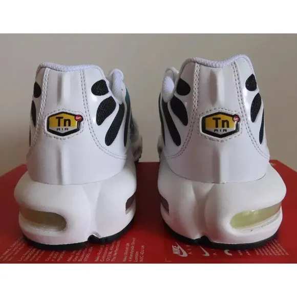 Nike Air Max Plus Tn White-Black-Dusty Cactus Womens Sz 10 [DZ3670-102]