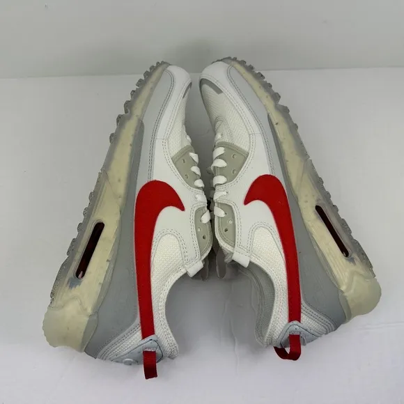 Nike AIR MAX TERRASCAPE 90 Men's Shoes Summit White Red Clay NEW DQ3987-100 NEW