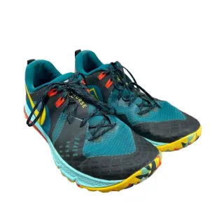 Nike Air Shoes Zoom Pegasus Men's 15 Colorblock Trail Geode Teal Running Sneaker