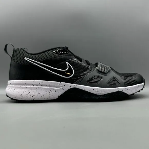 Nike Air Zoom Diamond Elite Turf Baseball Men's Size 12.5 Shoes Cleats Black