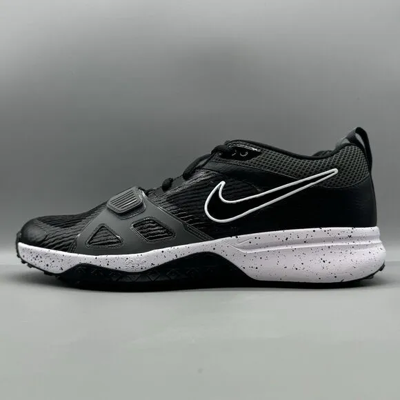 Nike Air Zoom Diamond Elite Turf Baseball Men's Size 12.5 Shoes Cleats Black