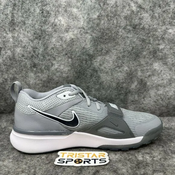 Nike Air Zoom Diamond Elite Turf Baseball Shoes Mens Size 8.5 Gray DZ0503-002