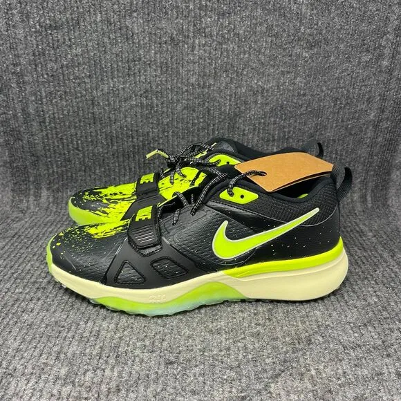 Nike Air Zoom Diamond Elite Turf Baseball Shoes Volt Black FV6100-001 Men's 11