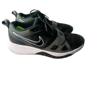 Nike Air Zoom Diamond Elite Turf Mens  Baseball Shoes Size 13 Black Iridescent