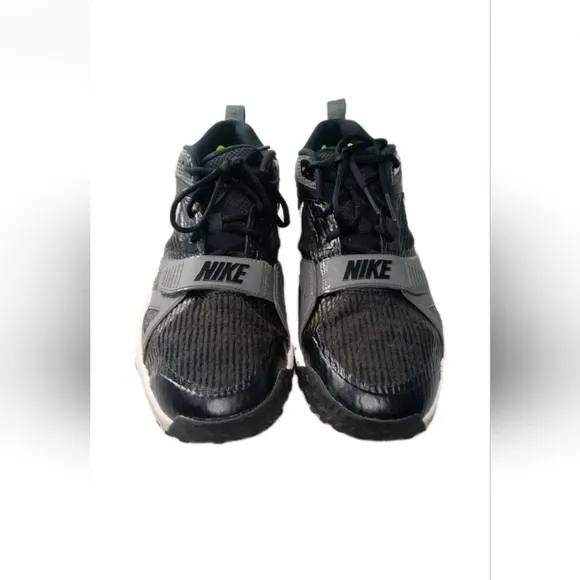 Nike Air Zoom Diamond Elite Turf Mens  Baseball Shoes Size 13 Black Iridescent