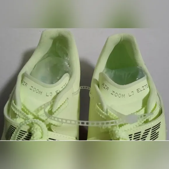 Nike Air Zoom Elite Long Jump Barely Volt Hyper Orange Shoes