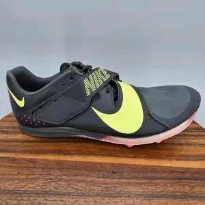 Nike Air Zoom LJ Elite Shoes Men's 12.5 Black Long Jump Track Field Sneakers