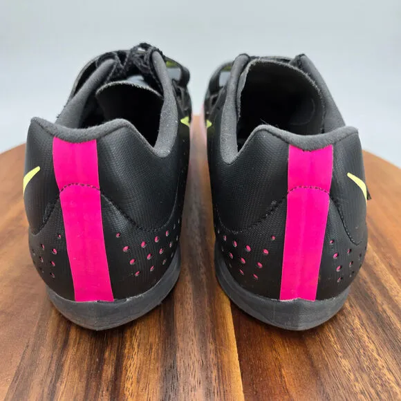 Nike Air Zoom LJ Elite Shoes Men's 12.5 Black Long Jump Track Field Sneakers