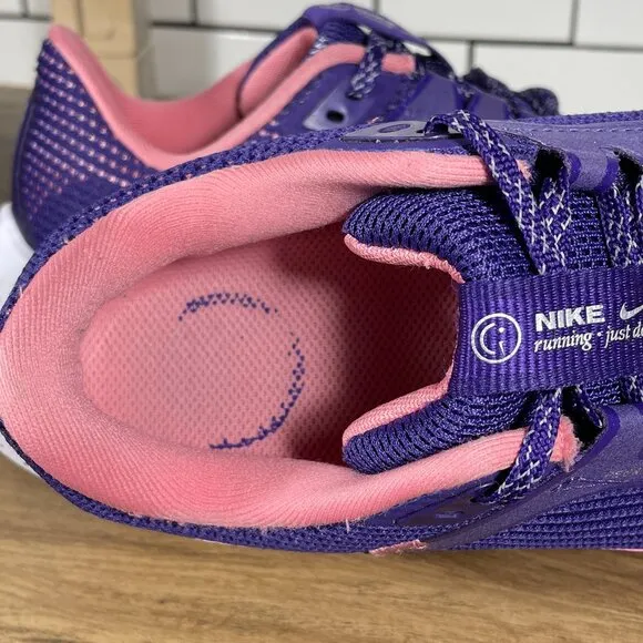 Nike Air Zoom Pegasus 40 Womens Size 7.5 Running Shoes Purple Athletic Sneaker