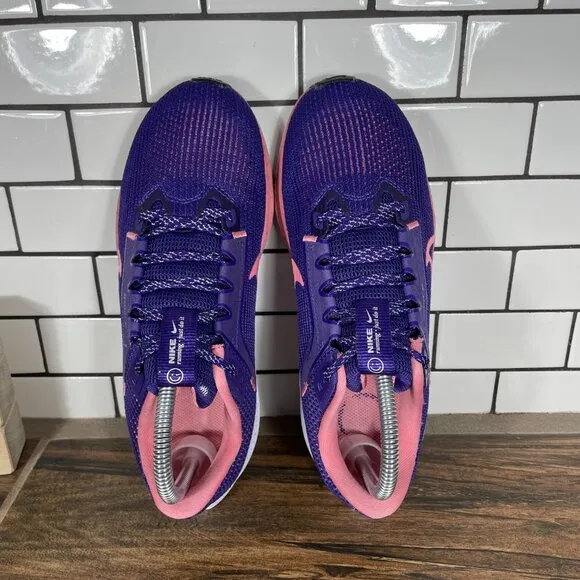 Nike Air Zoom Pegasus 40 Womens Size 7.5 Running Shoes Purple Athletic Sneaker