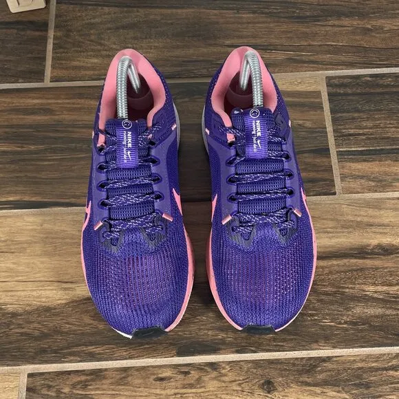 Nike Air Zoom Pegasus 40 Womens Size 7.5 Running Shoes Purple Athletic Sneaker