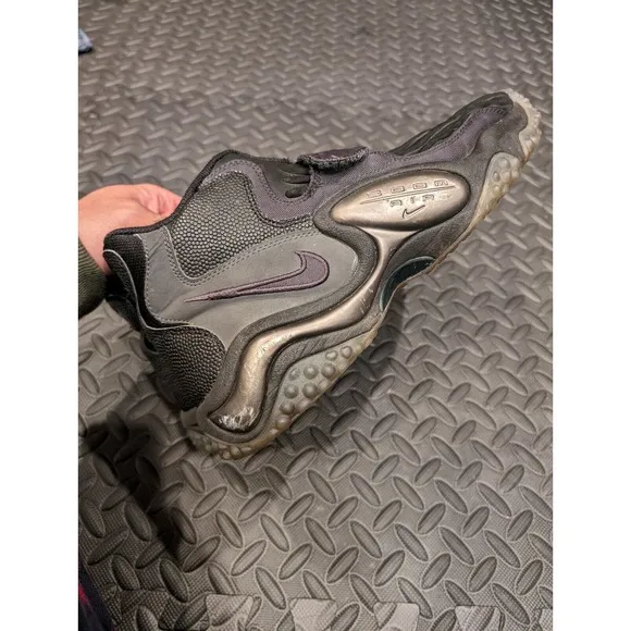 Nike Air Zoom Turf Jet 97 Barry Sanders‎ Mens 11.5 Triple Black Sneakers Shoes