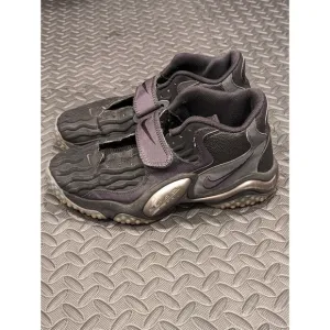 Nike Air Zoom Turf Jet 97 Barry Sanders‎ Mens 11.5 Triple Black Sneakers Shoes