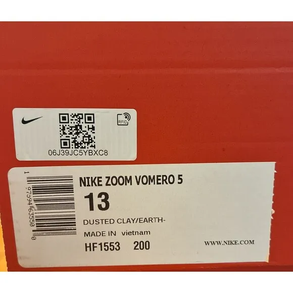 Nike Air Zoom Vomero 5 Dusted Clay Men’s Size 13 Running Shoes HF1553-200